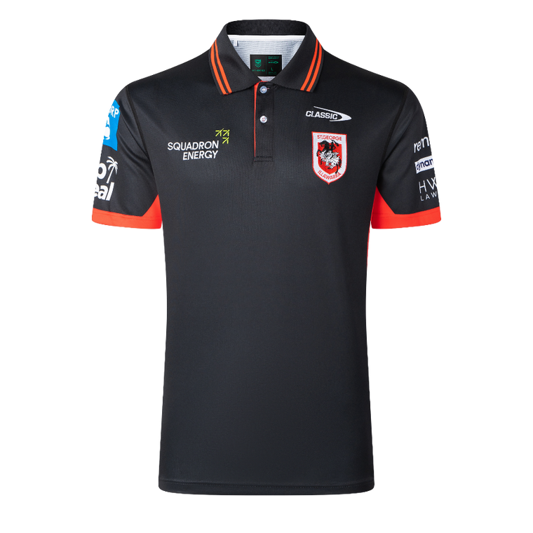 St George Illawarra Dragons 2026 Mens Players Team Polo