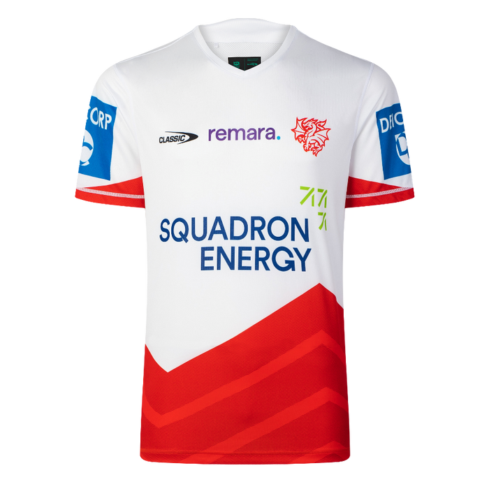 St George Illawarra Dragons 2026 Mens Players Training Shirt - White