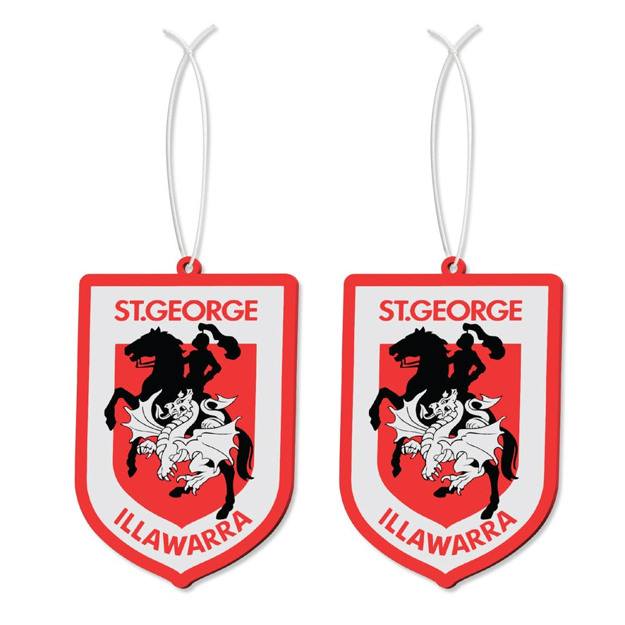 St George Illawarra Dragons Air Freshener (2pk)