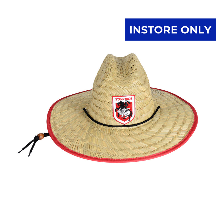 St George Illawarra Dragons Retro Straw Hat