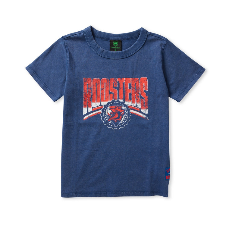Sydney Roosters Kids Supporter Shirt - Washed