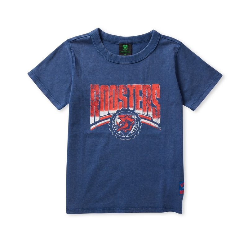 Sydney Roosters Kids Supporter Shirt - Washed