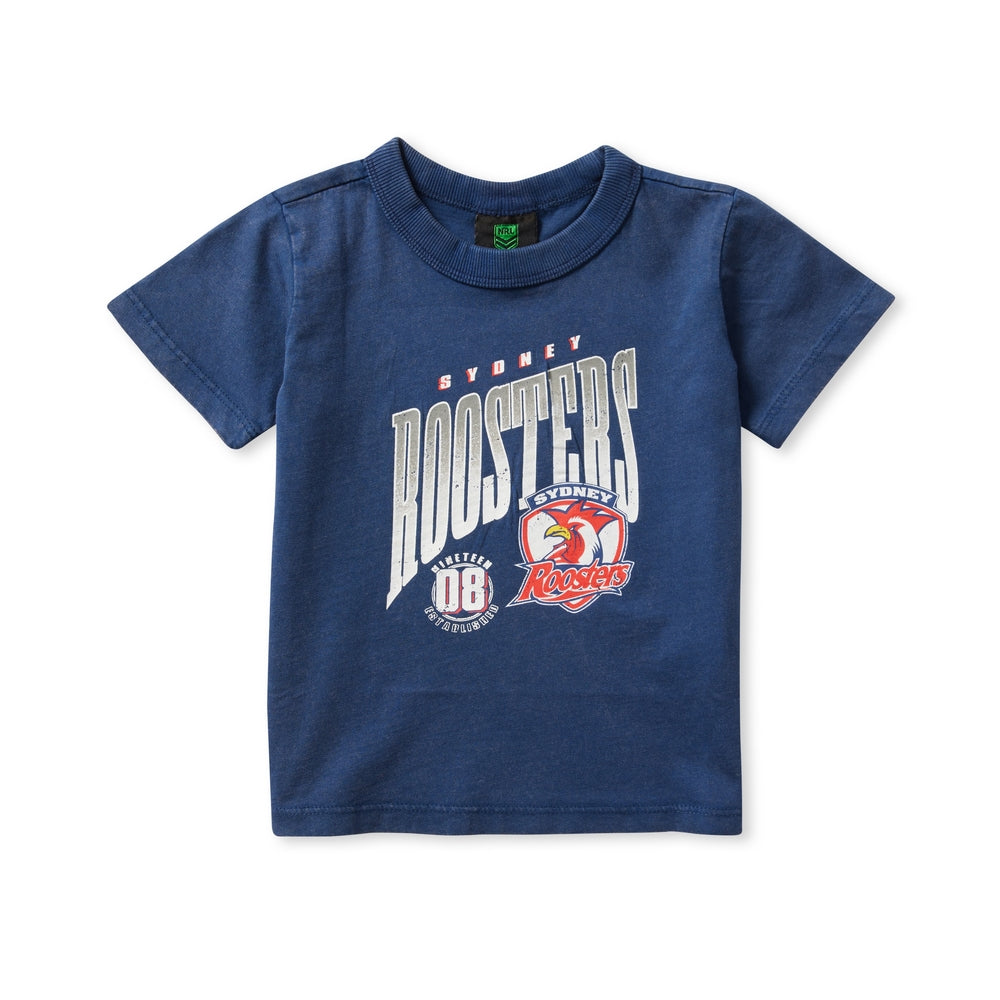 Sydney Roosters Toddlers Supporter Shirt - Washed