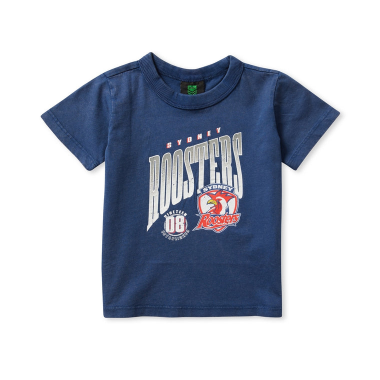 Sydney Roosters Toddlers Supporter Shirt - Washed