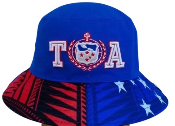 Toa Samoa Bucket Hat - Red and Blue