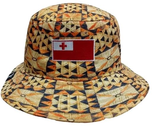 Tonga Bucket Hat - Tapa Design