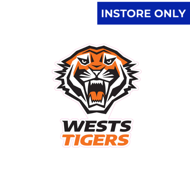 Wests Tigers NRL Logo Cutouts - LARGE