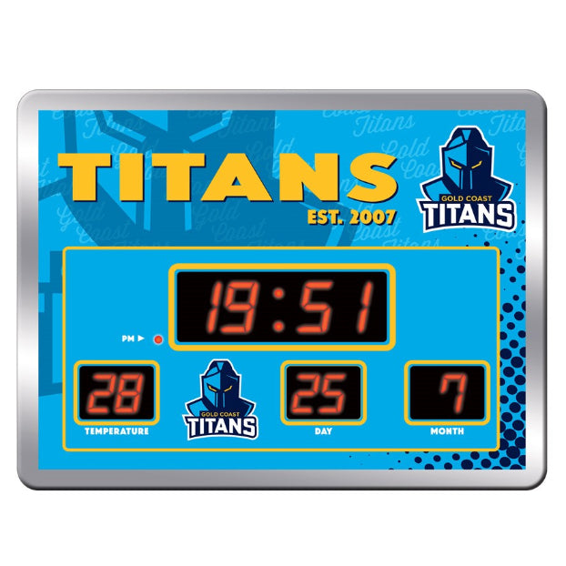 Gold Coast Titans Scoreboard Clock
