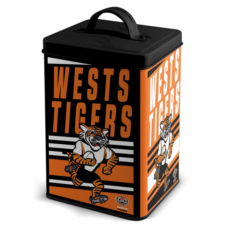 Wests Tigers Cookie Tin