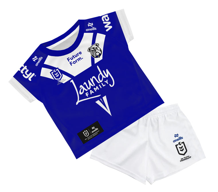 Canterbury Bulldogs 2026 Baby / Toddler Away Jersey Set