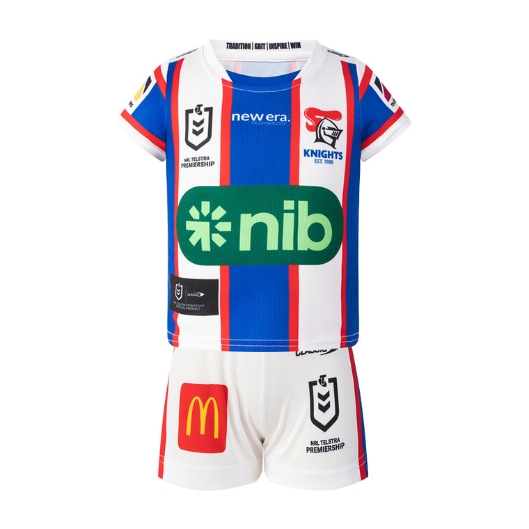 Newcastle Knights 2026 Baby / Toddler Away Jersey Set