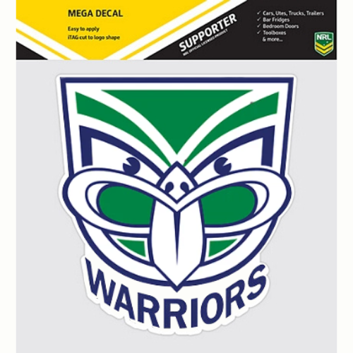 NZ Warriors Car Logo Sticker - Mega