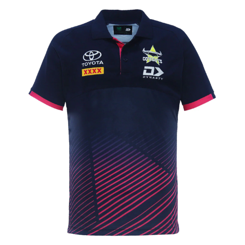 North Queensland Cowboys 2024 Mens Players WIL Polo - Pink