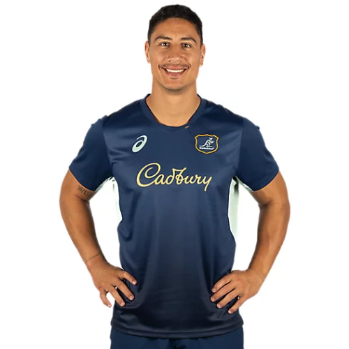 Wallabies 2024 Mens Players Training Shirt