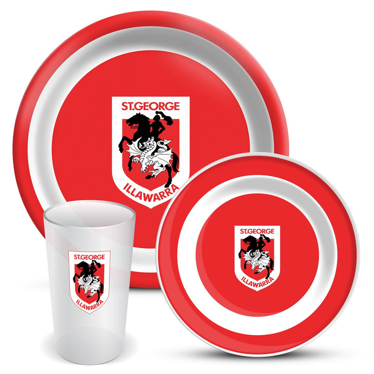 St George Illawarra Dragons Melamine Set