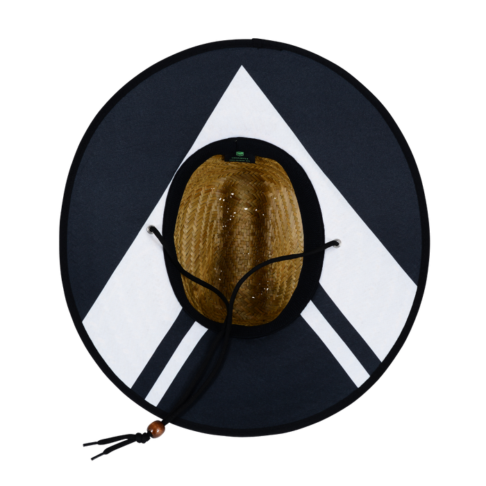 NRL Retro Straw Hat with jersey design on the underside