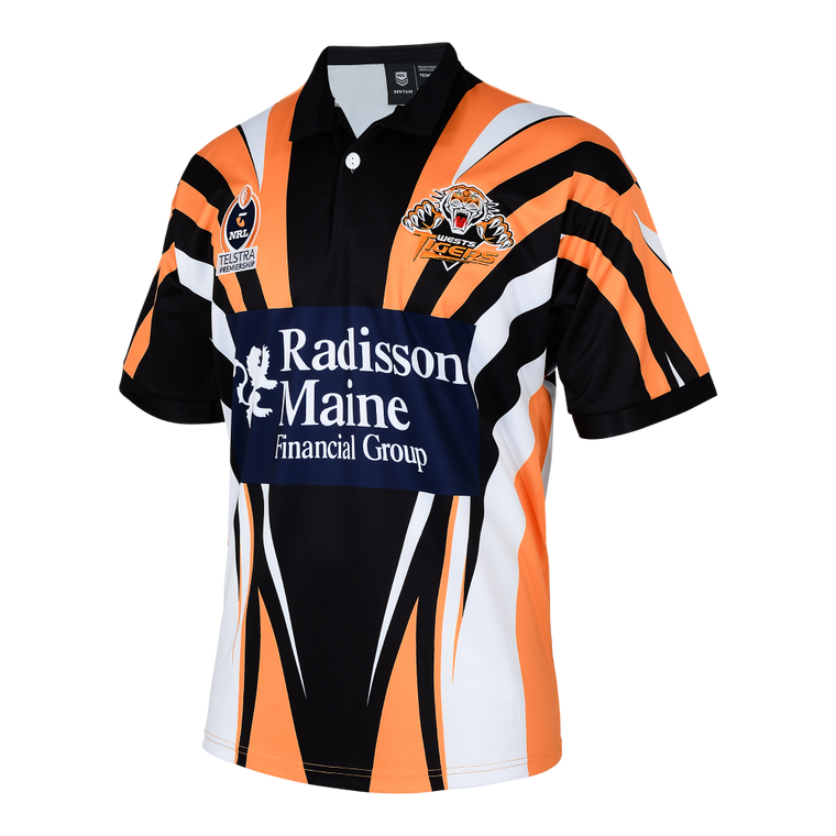 Wests Tigers 2003 Away Retro Jersey
