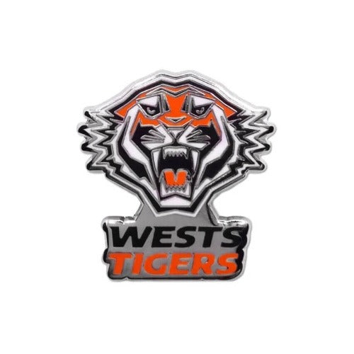 Wests Tigers Pin - Metal Logo