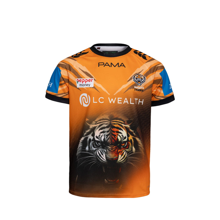 Wests Tigers 2026 Kids Players Training Shirt