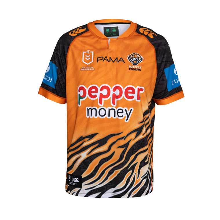 Maillot NRL Wests Tigers Rugby 2022 Fish Finder Maillot NRL Wests Tigers Rugby 2022 Fish Finder