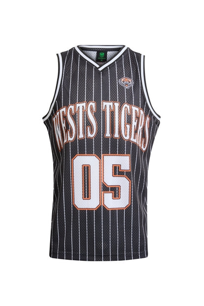 Wests Tigers Adult Supporter Basketball Singlet