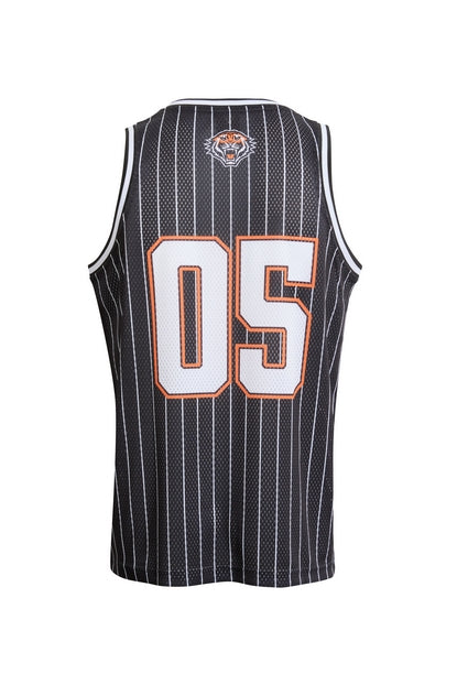 Black NRL Basketball singlet with number 05