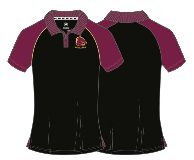 Brisbane Broncos Ladies Supporter Performance Polo