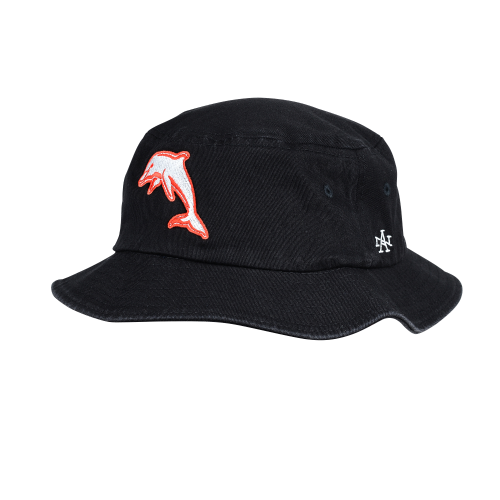 Dolphins Bucket Hat - Cotton Black