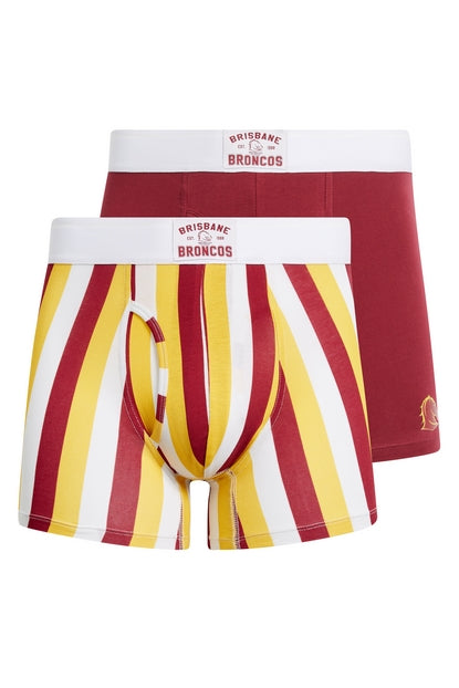 Brisbane Broncos Mens Underwear (2pk)