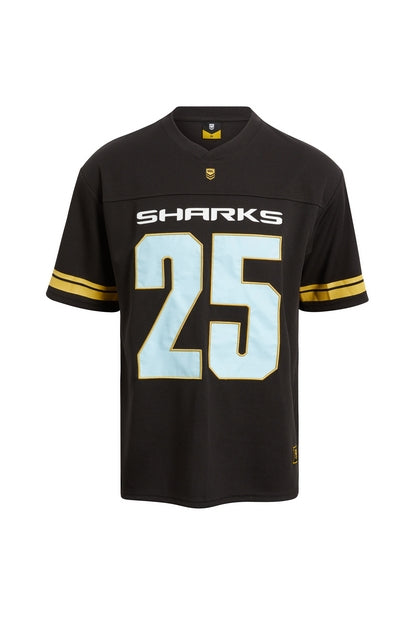 Cronulla Sharks Las Vegas 2025 Gridiron Shirt