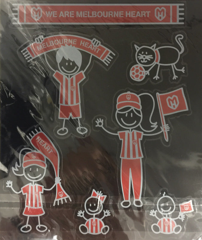 Melbourne Heart My Family Stickers