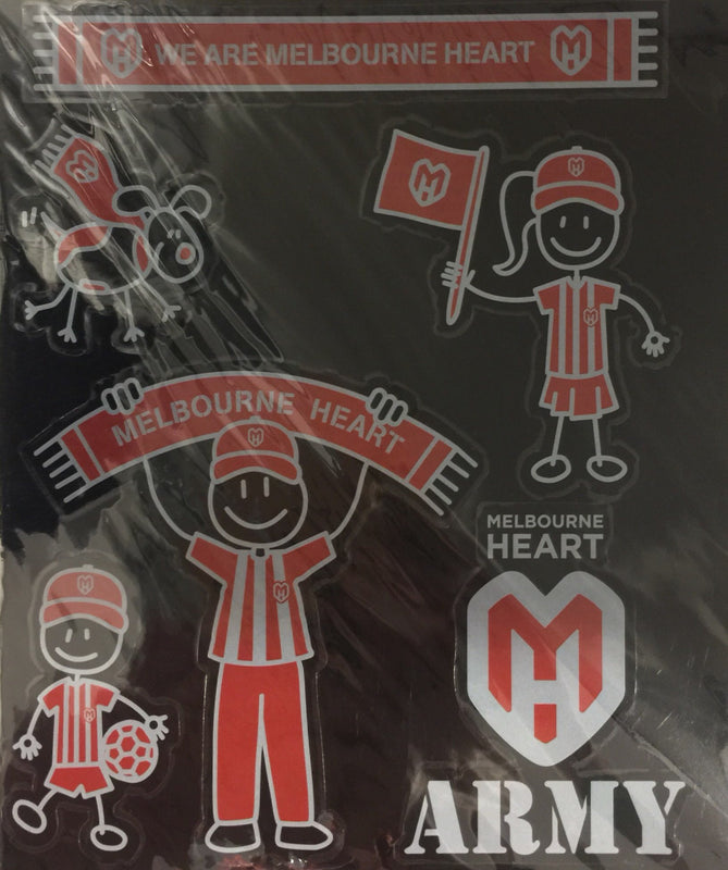 Melbourne Heart My Family Stickers