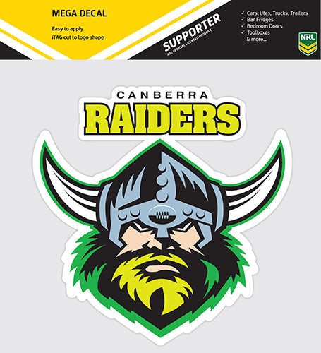 Canberra Raiders Car Logo Sticker - Mega