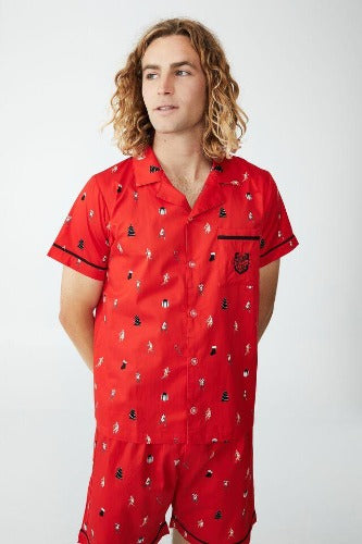 St George Illawarra Dragons Adult Christmas Pyjamas