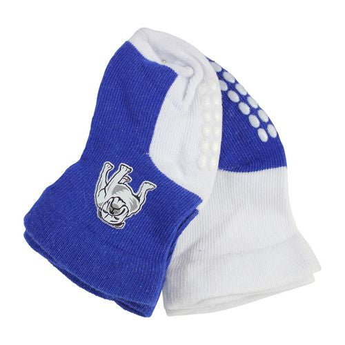 Canterbury Bulldogs Baby Socks 2p Anti-slip on bottom of socks Team Colours