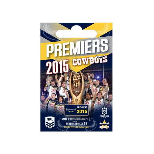 North Queensland Cowboys 2015 Premiers Pin - Trophy