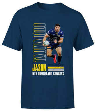North Queensland Cowboys Mens Supporter Player Shirt - Jason Taumalolo