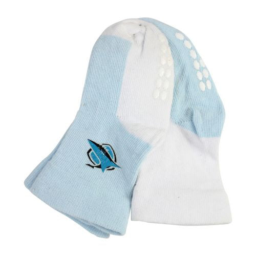 Cronulla Sharks Baby Socks (2pk)
Team Colours Anti-slip on bottom of socks