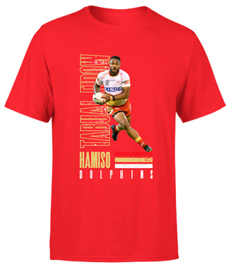 Dolphins Mens Supporter Player Shirt - Hamiso Tabuai-Fidow