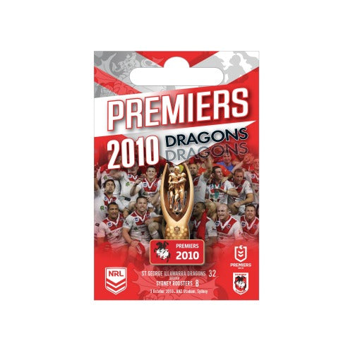 St George Illawarra Dragons 2010 Premiers Pin - Trophy