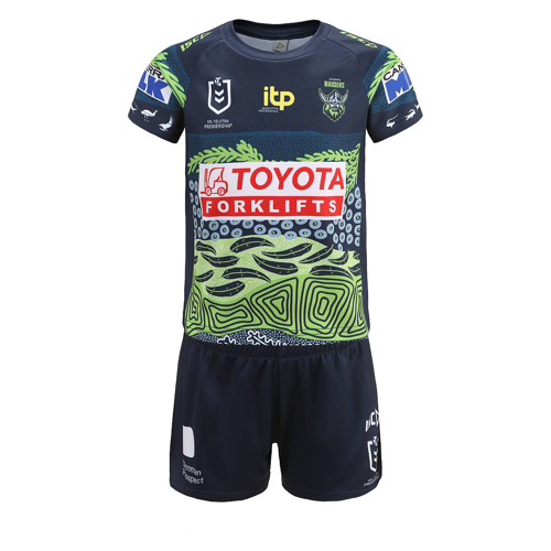 Canberra Raiders 2022 Baby / Toddler Indigenous Jersey Set