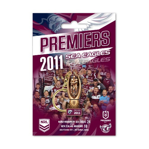 Manly Sea Eagles 2011 Premiers Keyring - Trophy