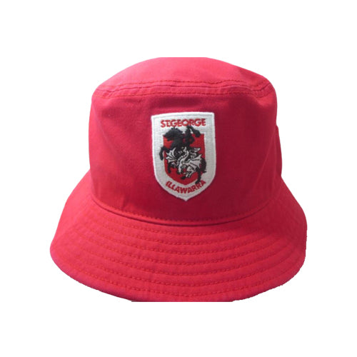 St George Illawarra Dragons Bucket Hat - Cotton
