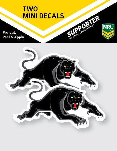 Penrith Panthers Car Stickers Mini (2pk)