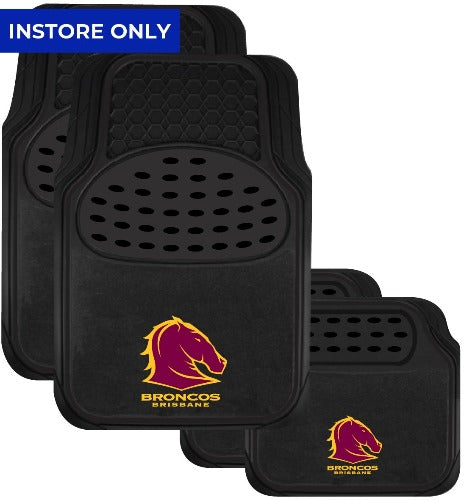 Brisbane Broncos Car Floor Mats