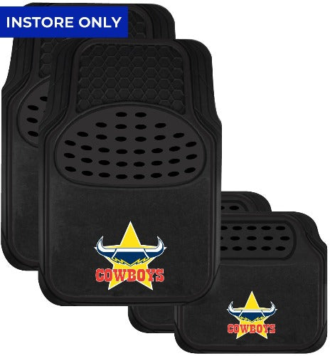 North Queensland Cowboys Car Floor Mats