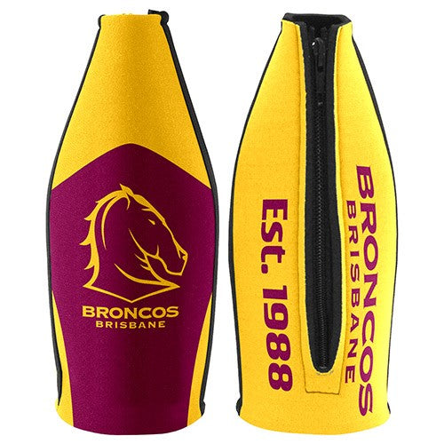 Brisbane Broncos Wine Bottle/Tallie Cooler