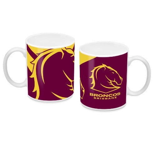 Brisbane Broncos Coffee Mug - Logo