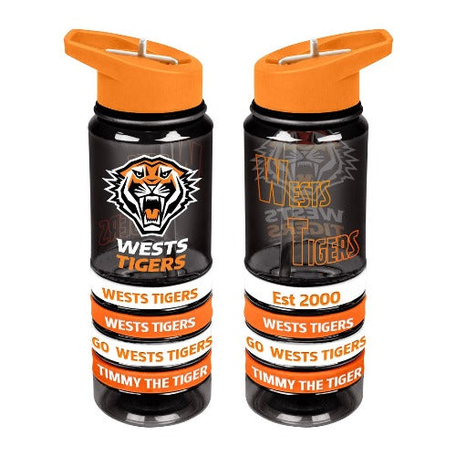 Wests Tigers Drink Bottle - Wristbands