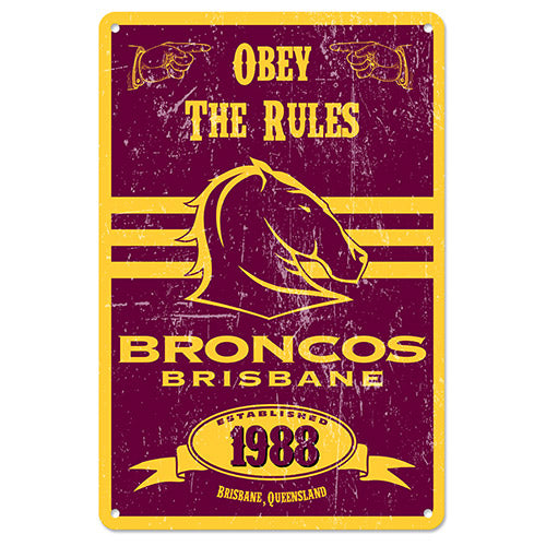 Brisbane Broncos Sign